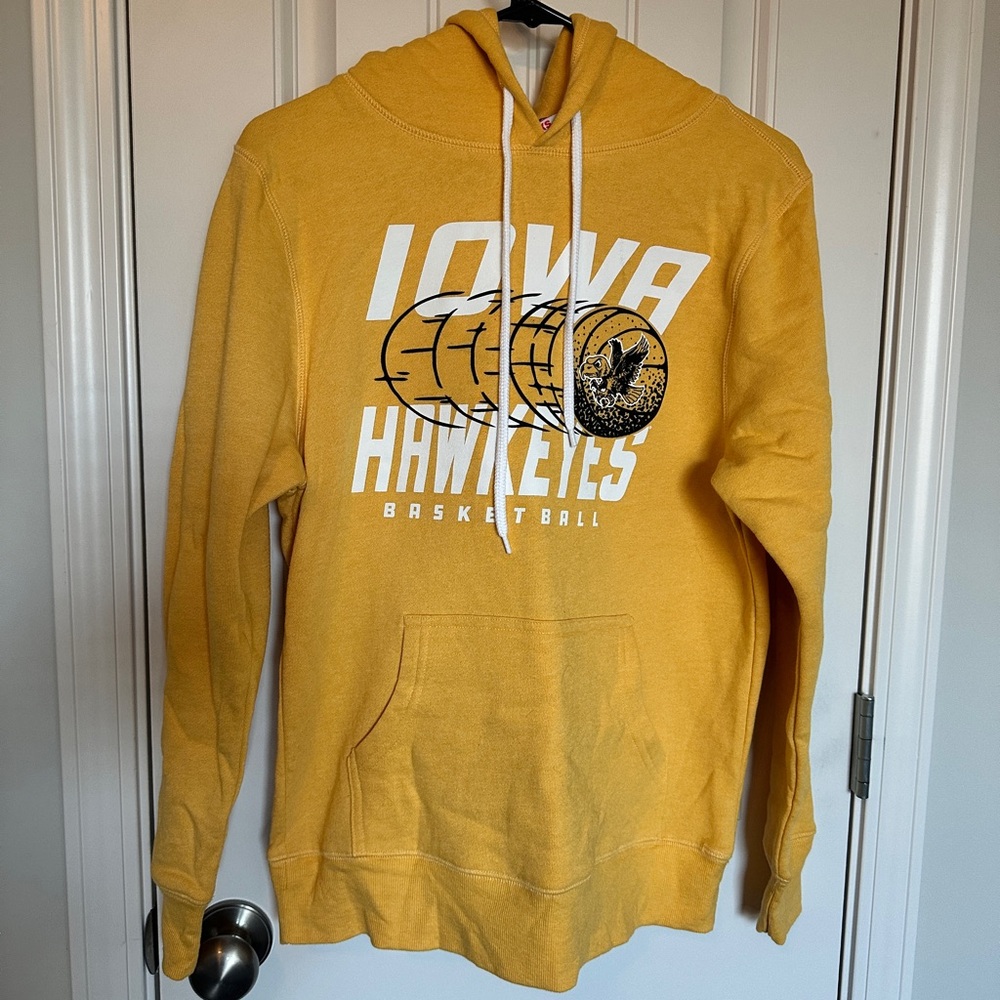 Women’s Charlie Hustle Iowa Hawkeyes Yellow Hoodie